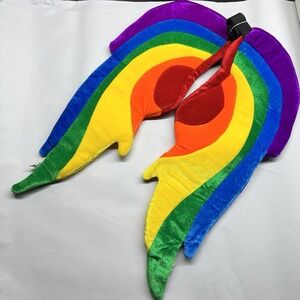 Six Flags Exclusive Rainbow Wings Plush Costume Prop